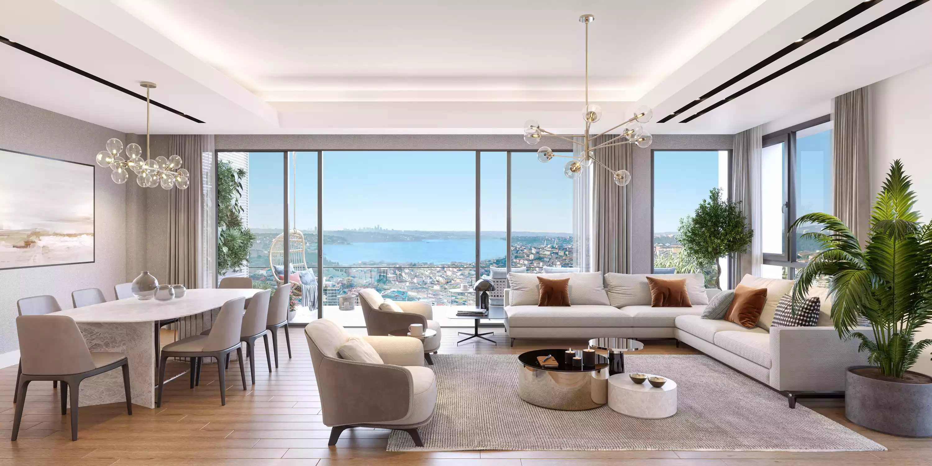 4+1 Apartment in Uskudar 