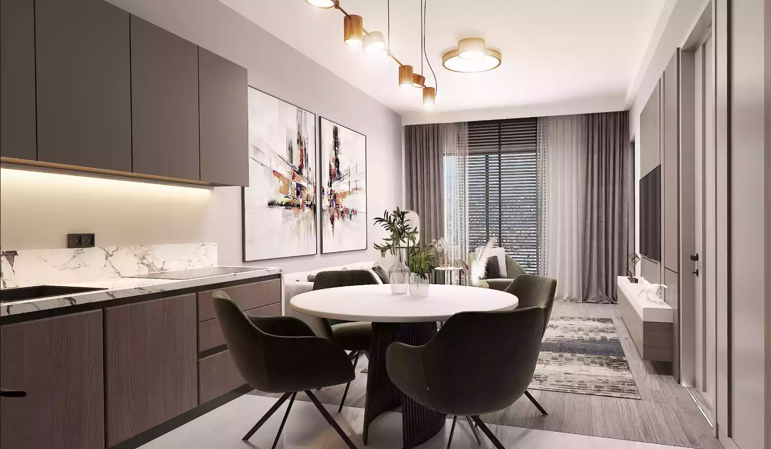 (type 1) 2+1 Apartment in Maltepe 