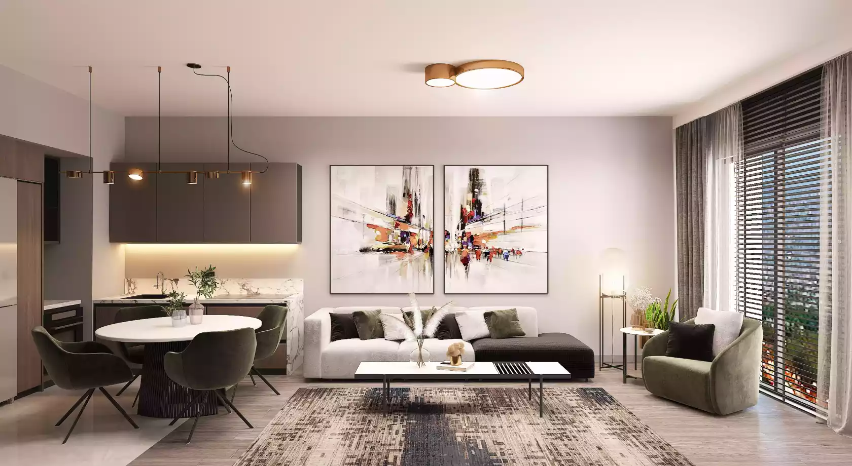 (type 2) 2+1 Apartment in Maltepe 