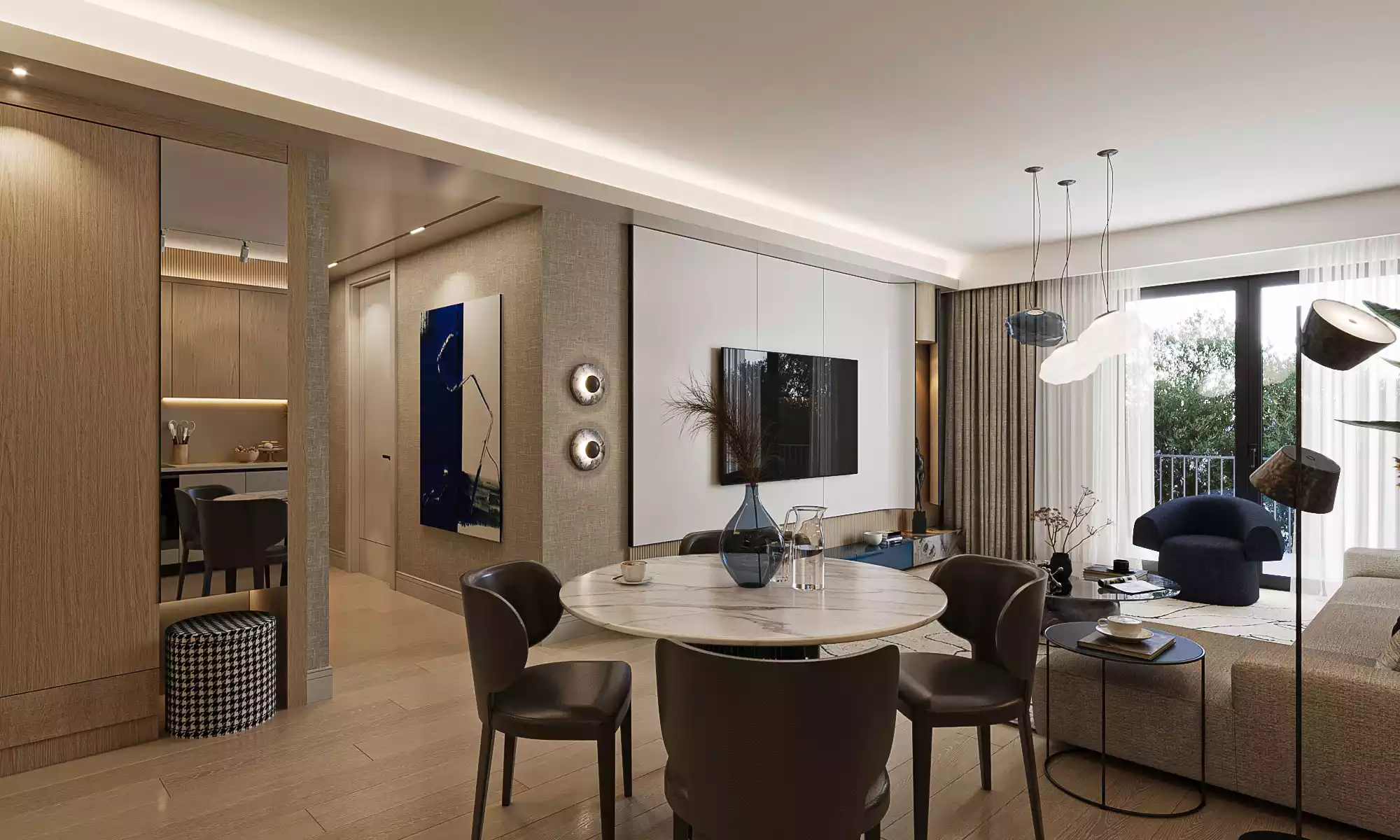 5.5+1 Apartment in Eyupsultan (type 1)