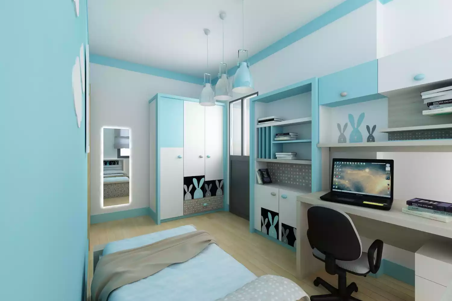 2+1 Apartment in Kagithane (type 1)