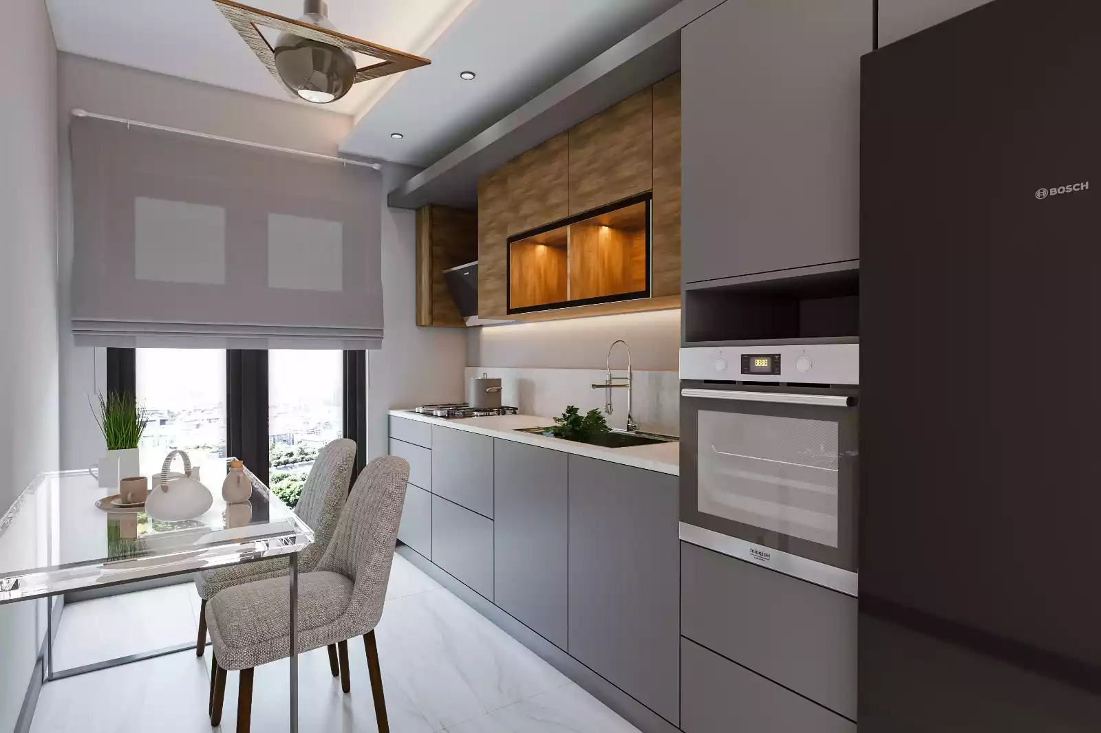 3+1 apartment in Kucukcekmece (type 2)