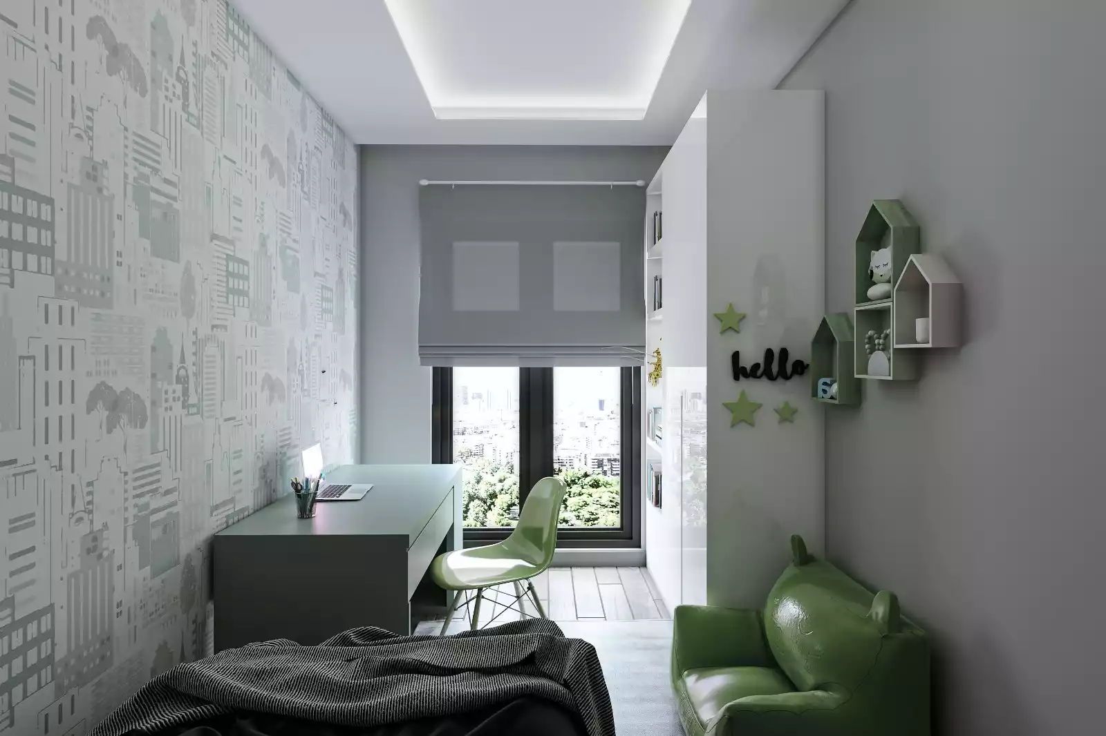 3+1 apartment in Kucukcekmece (type 2)