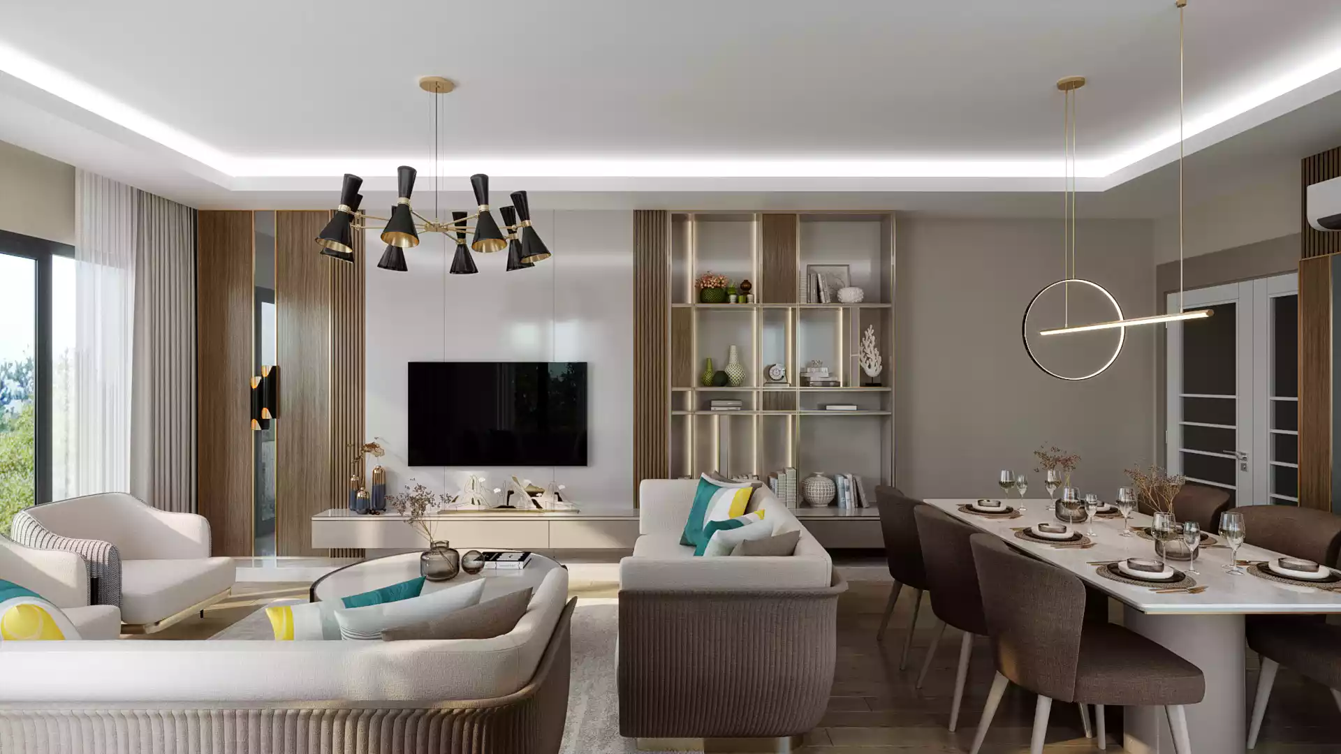 4+1 Daire Bahçeşehir'de