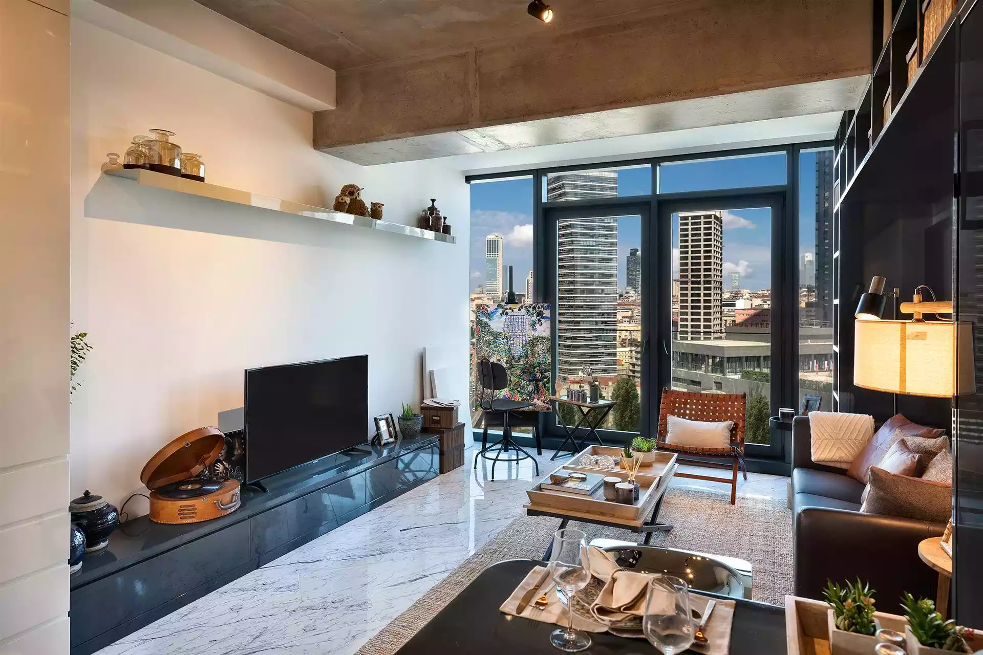 3.5+1 Apartment in Sisli