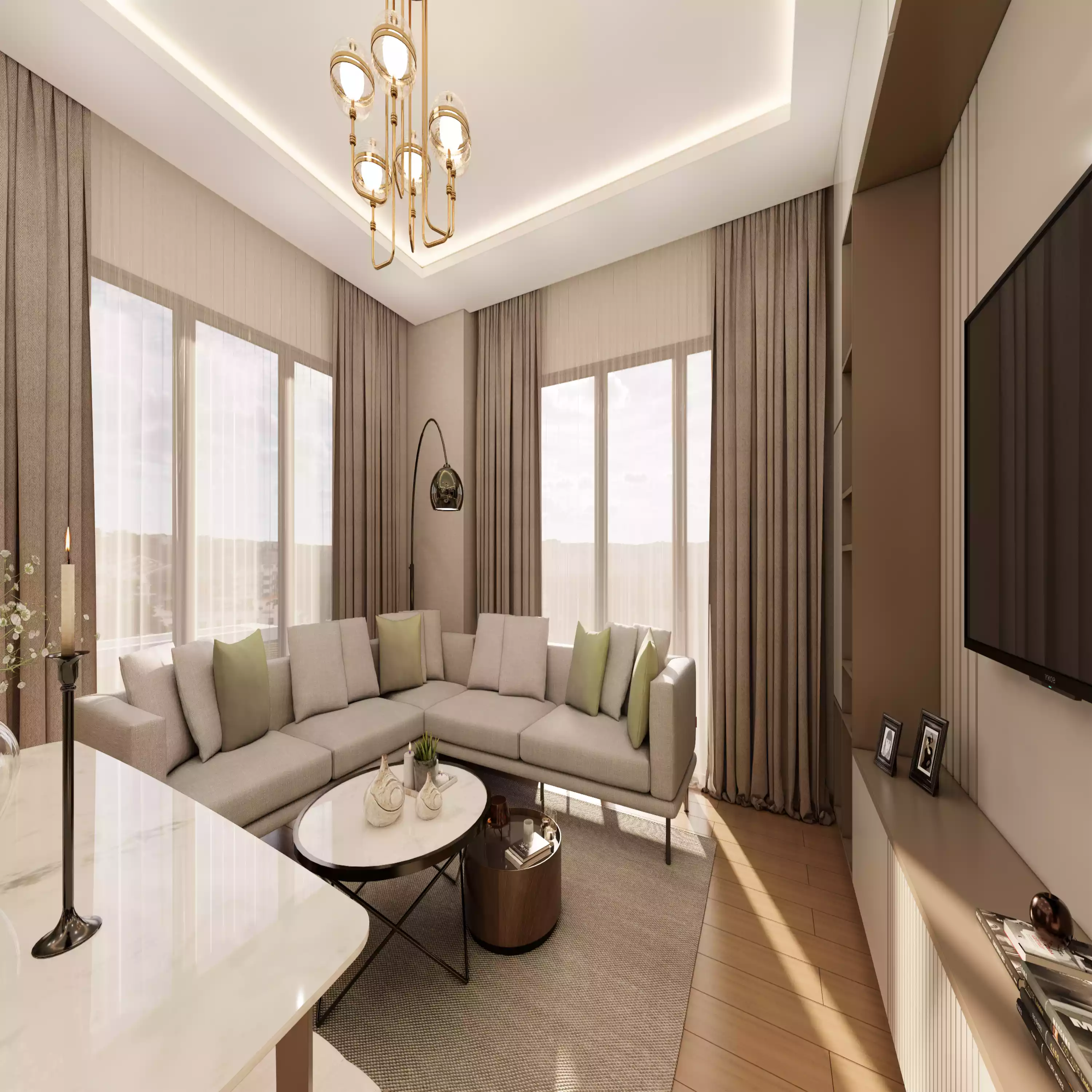  3+1  apartment in Avcilar (type 2)