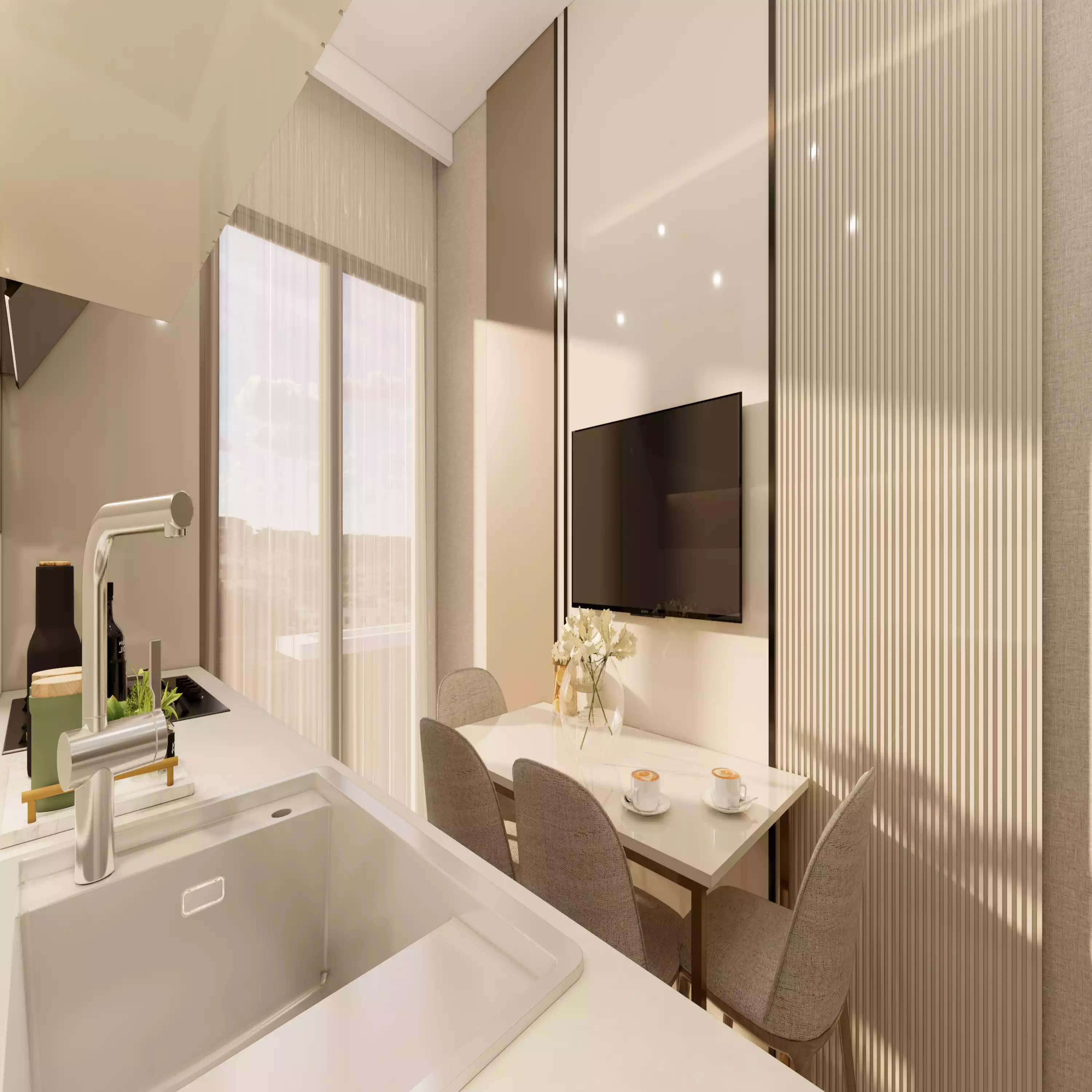 3+1  apartment in Avcilar (type 2)