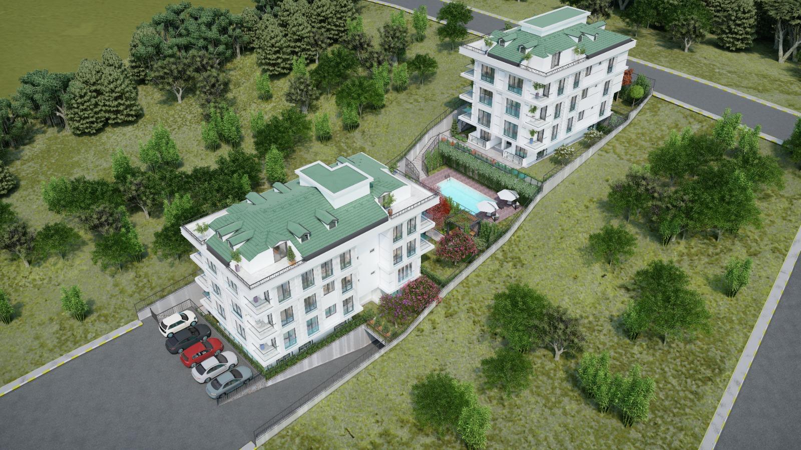 Beylikdüzü deniz manzaralı havuzlu site
