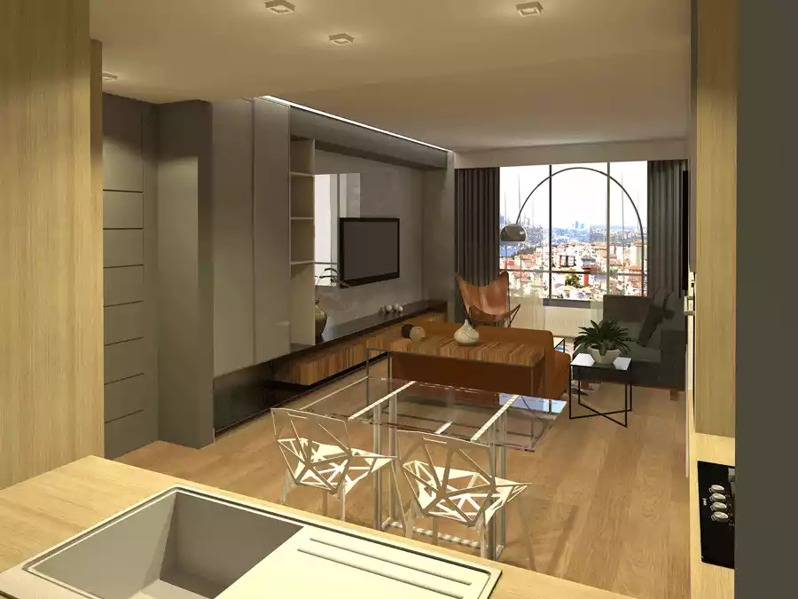 1+1 Apartment in Kadikoy