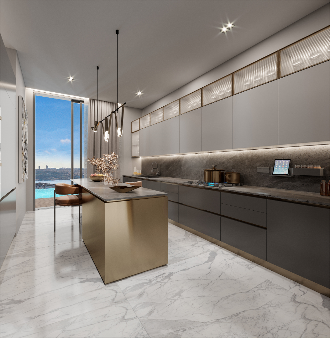 (type 2) 5+1 duplex apartment in Sisli  