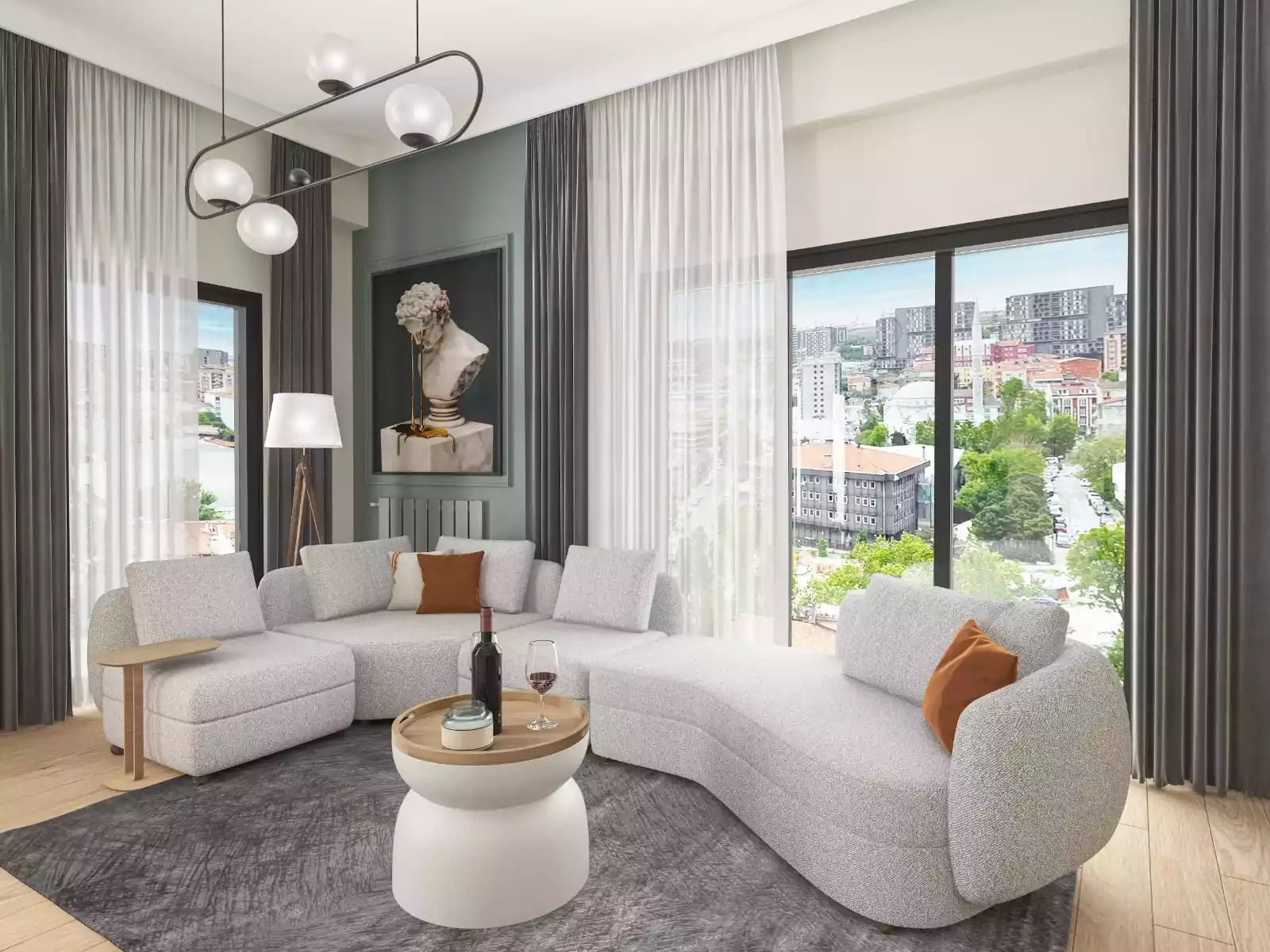 duplex  (tip 1) 3+1 Daire Küçükçekmece'de 