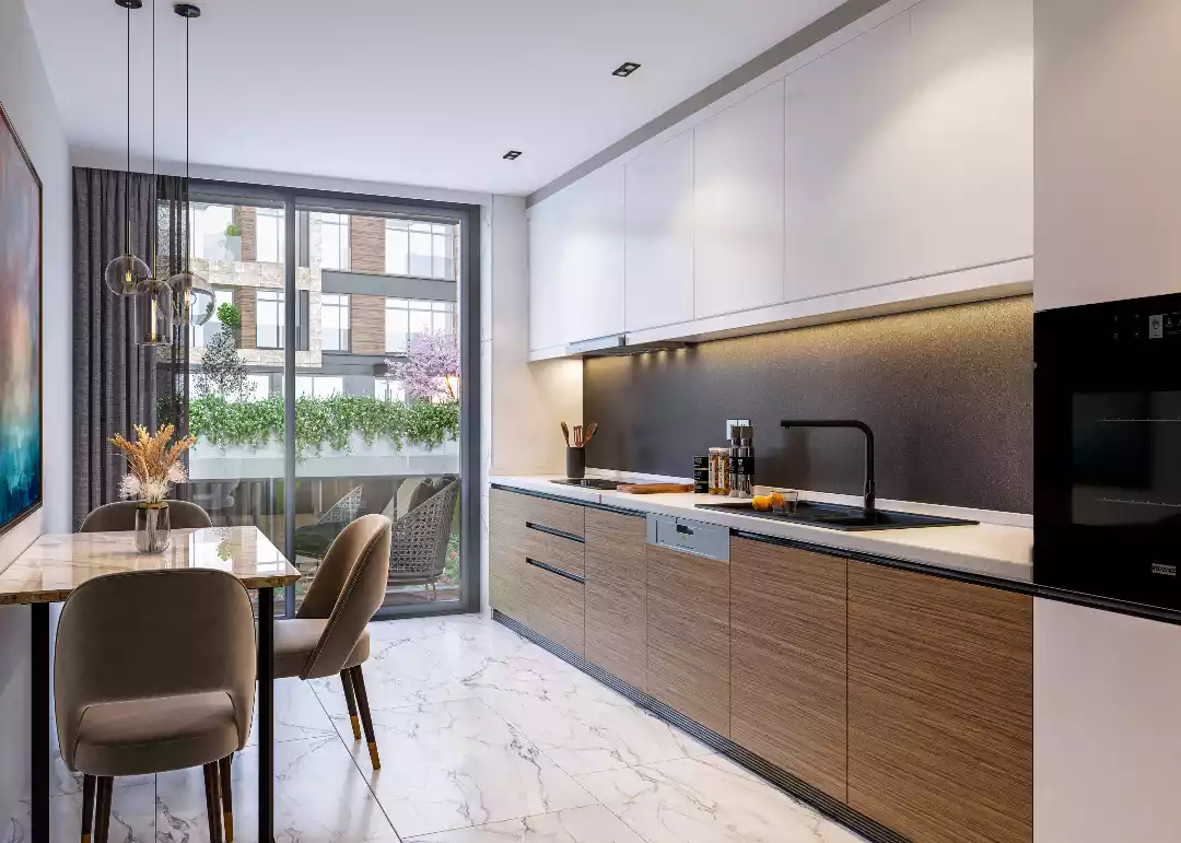 (type 2)  duplex 4.5+1 apartment in  Zeytinburnu