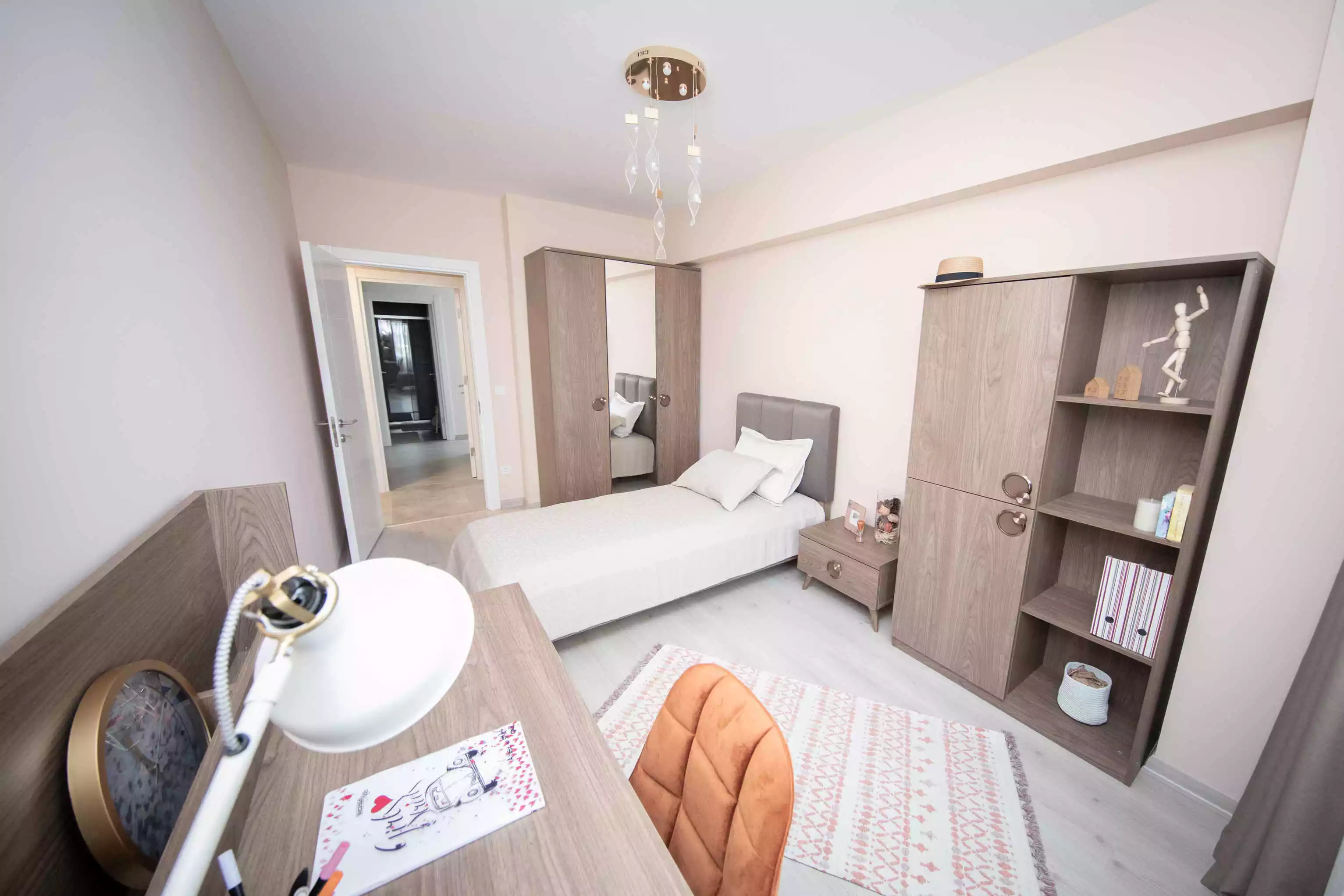   3+1  apartment in  ispartakule