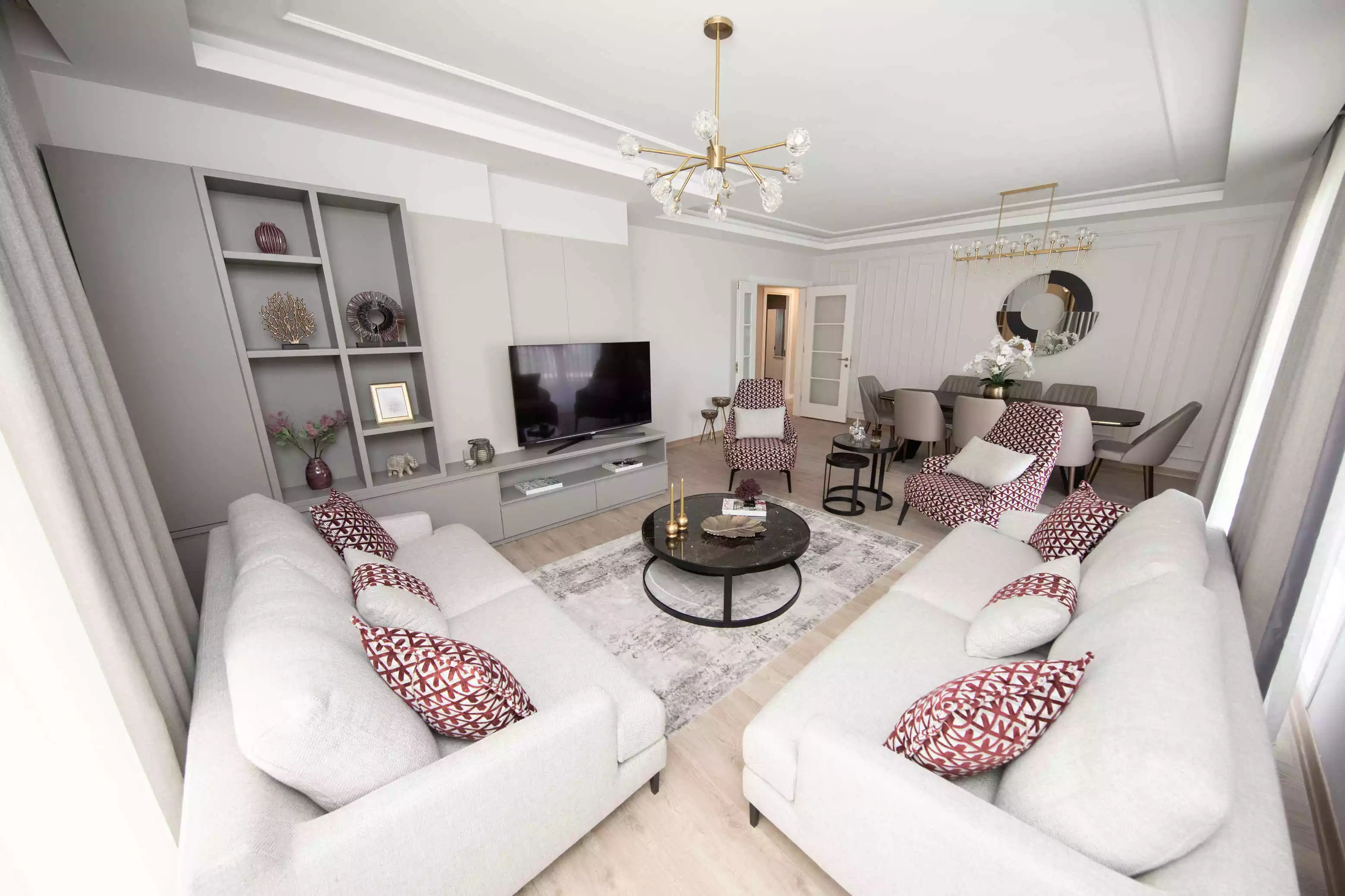   3+1  apartment in  ispartakule