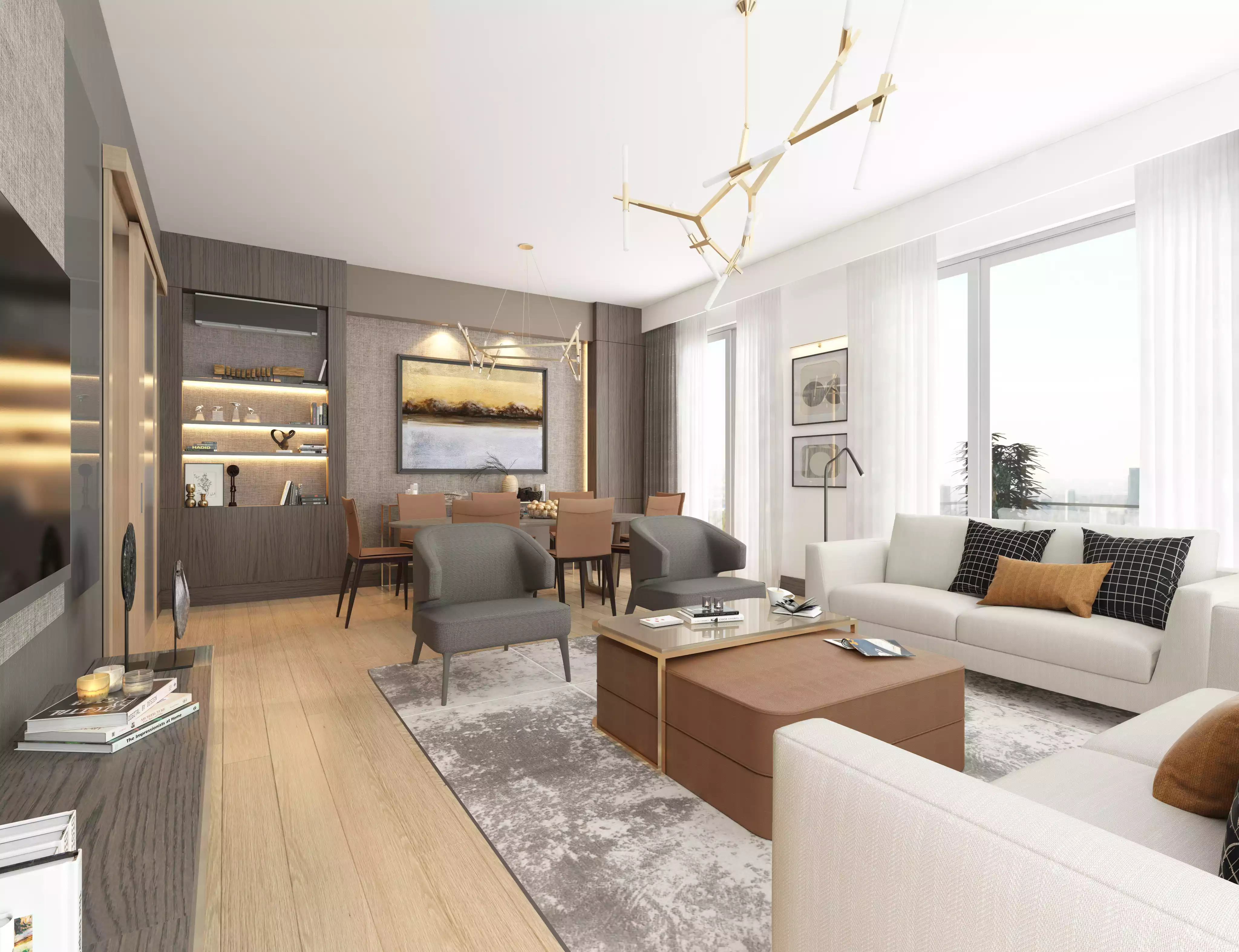 (type 1)  4+1 apartment in Esenyurt  