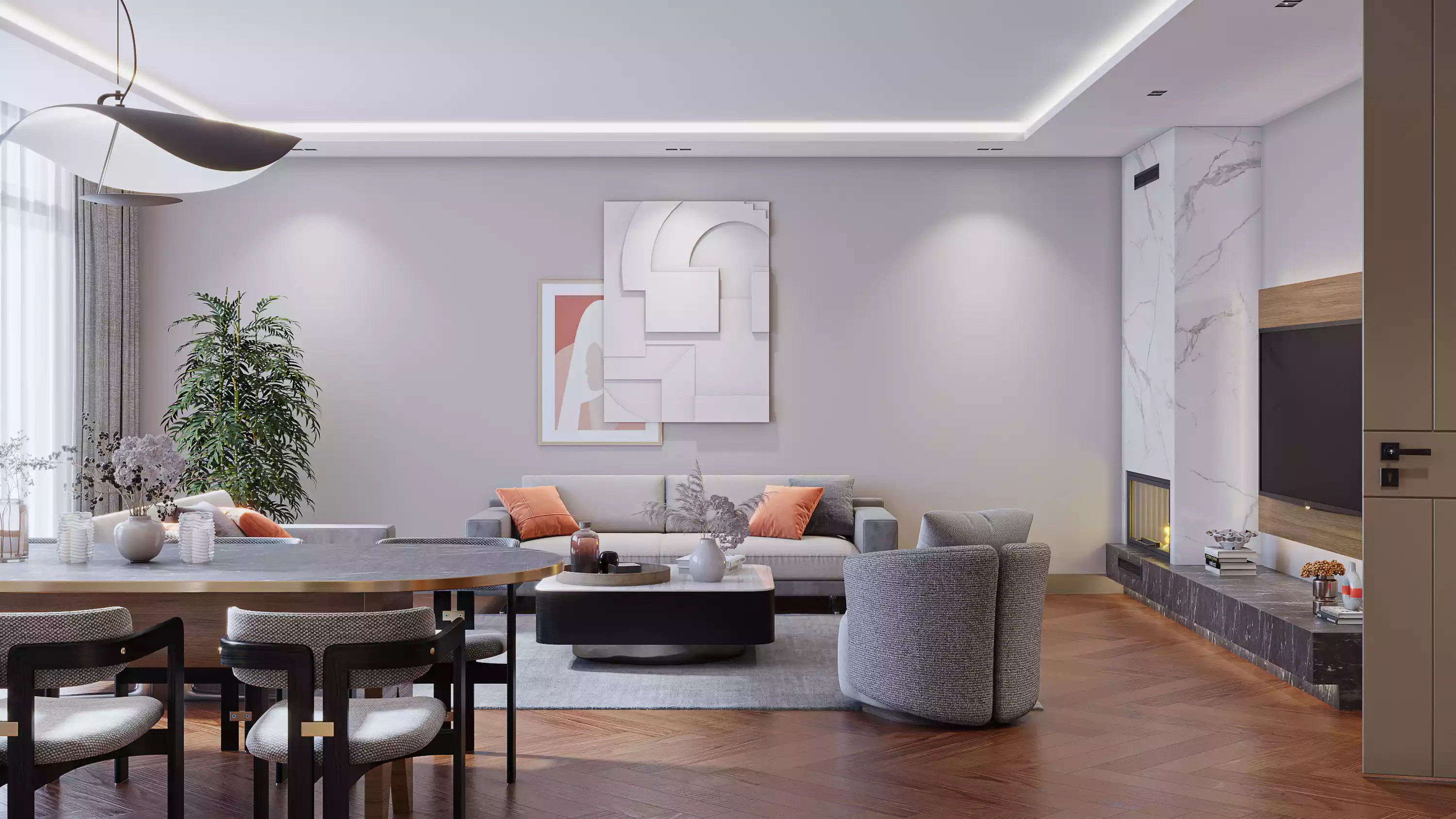 (type 1) 4+1 duplex apartment in Eyupsultan 