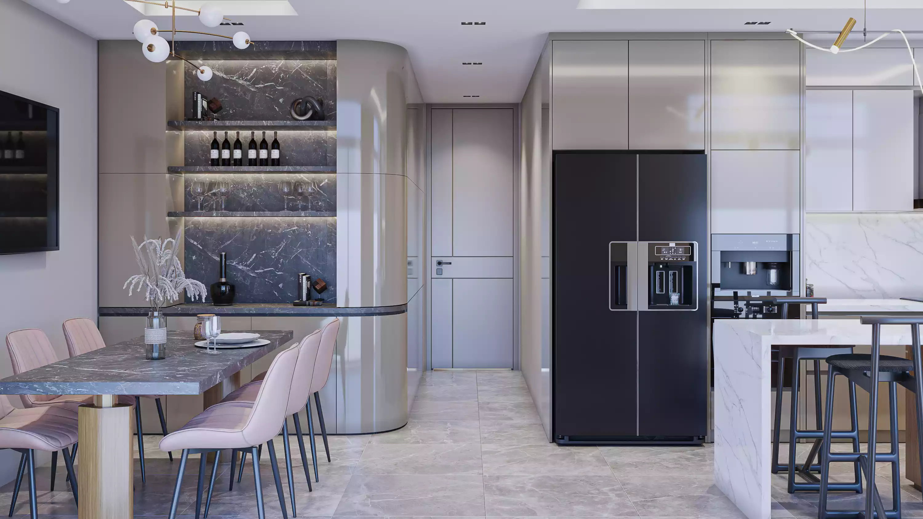 5+1 duplex apartment in Eyupsultan 