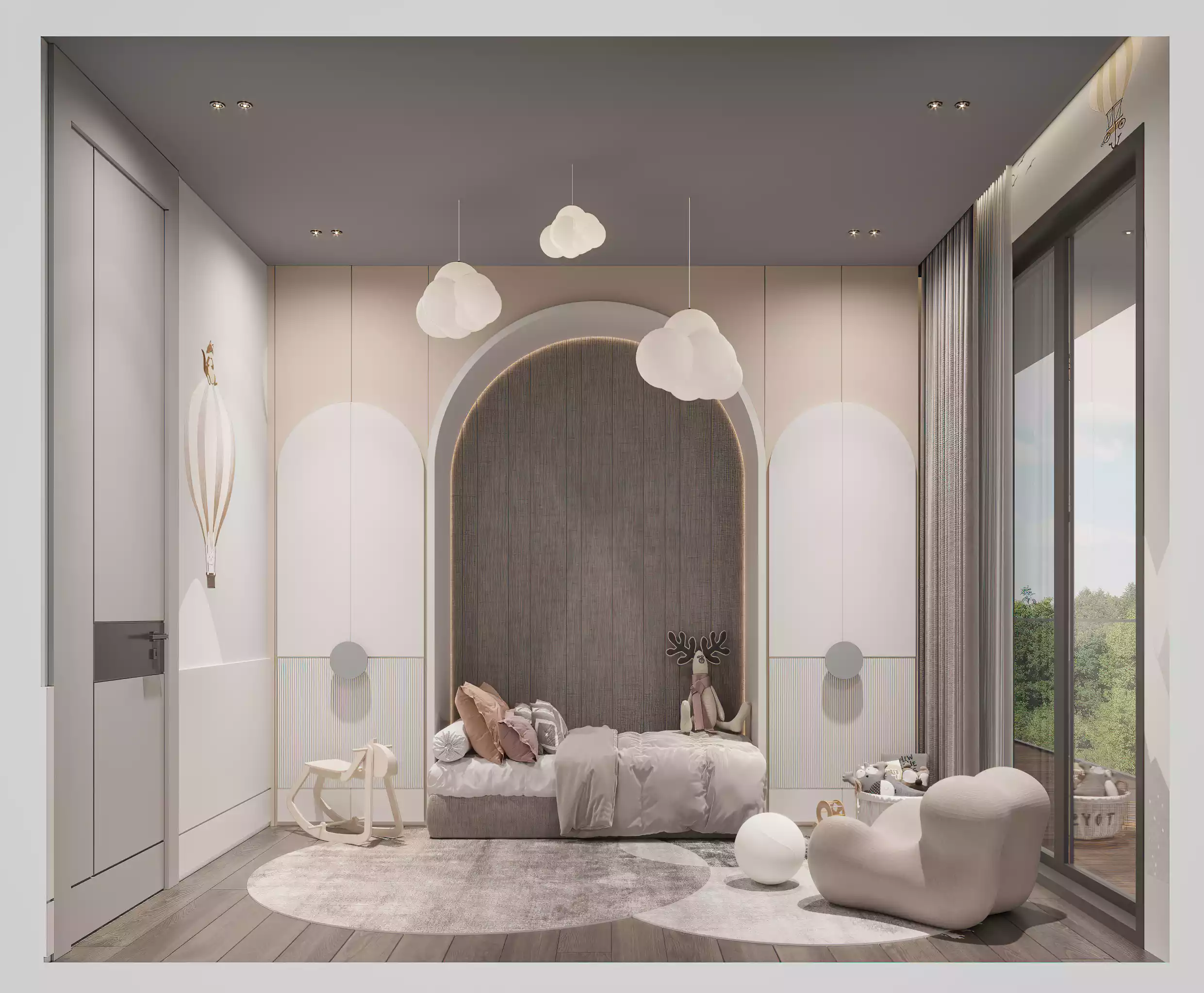 (type 2) 1+1 apartment in  Sariyer