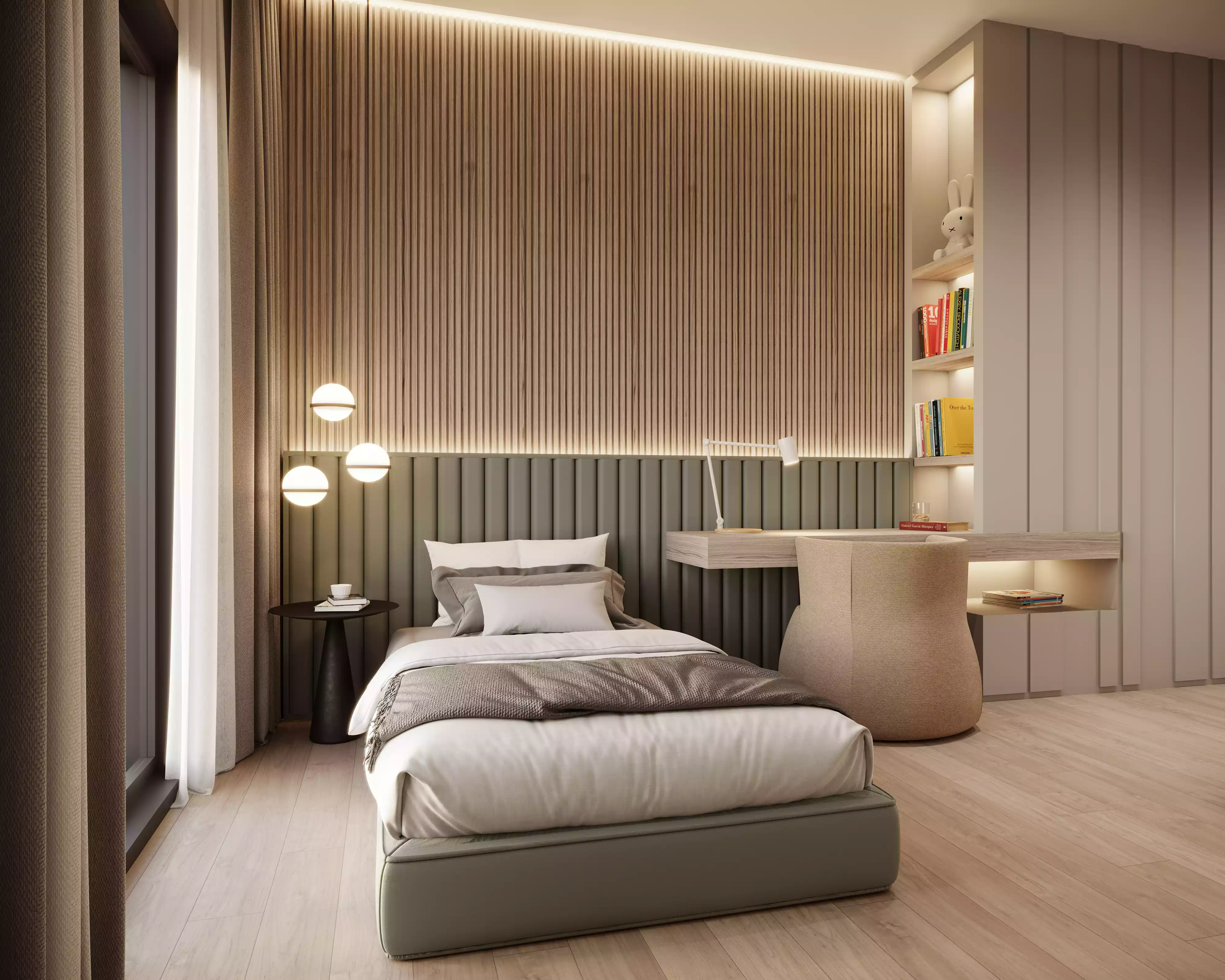(type 2)  3+1 apartment in  Sariyer