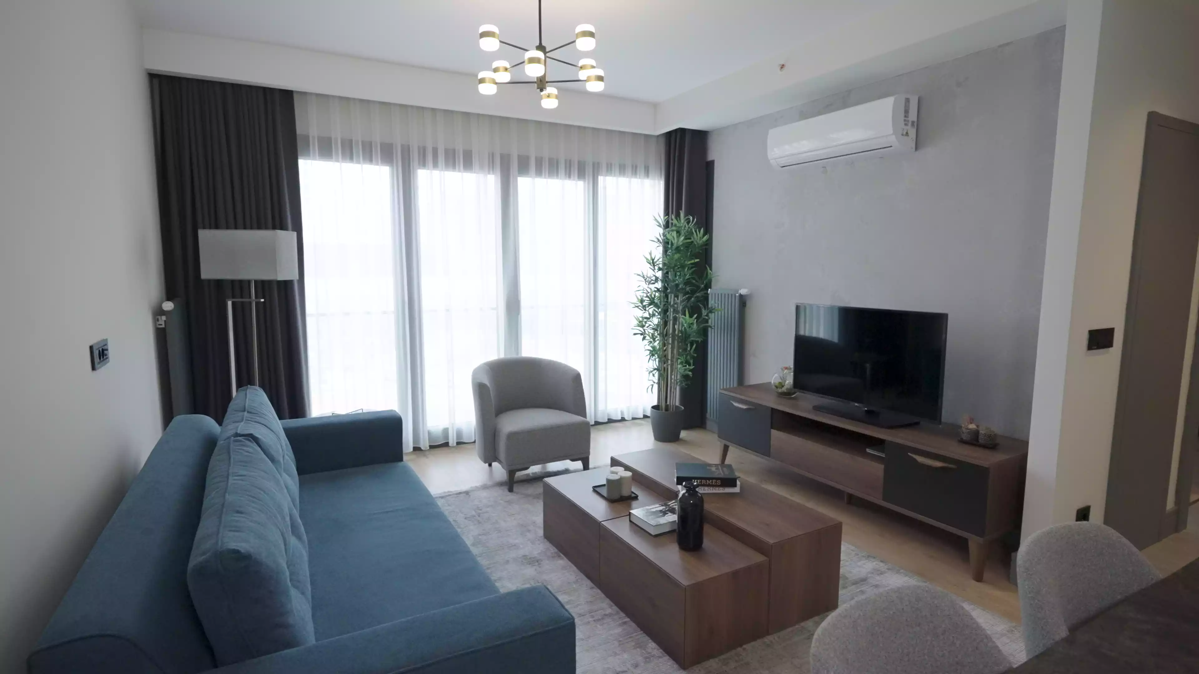 (type 1) 1+1 apartment in Kagithane