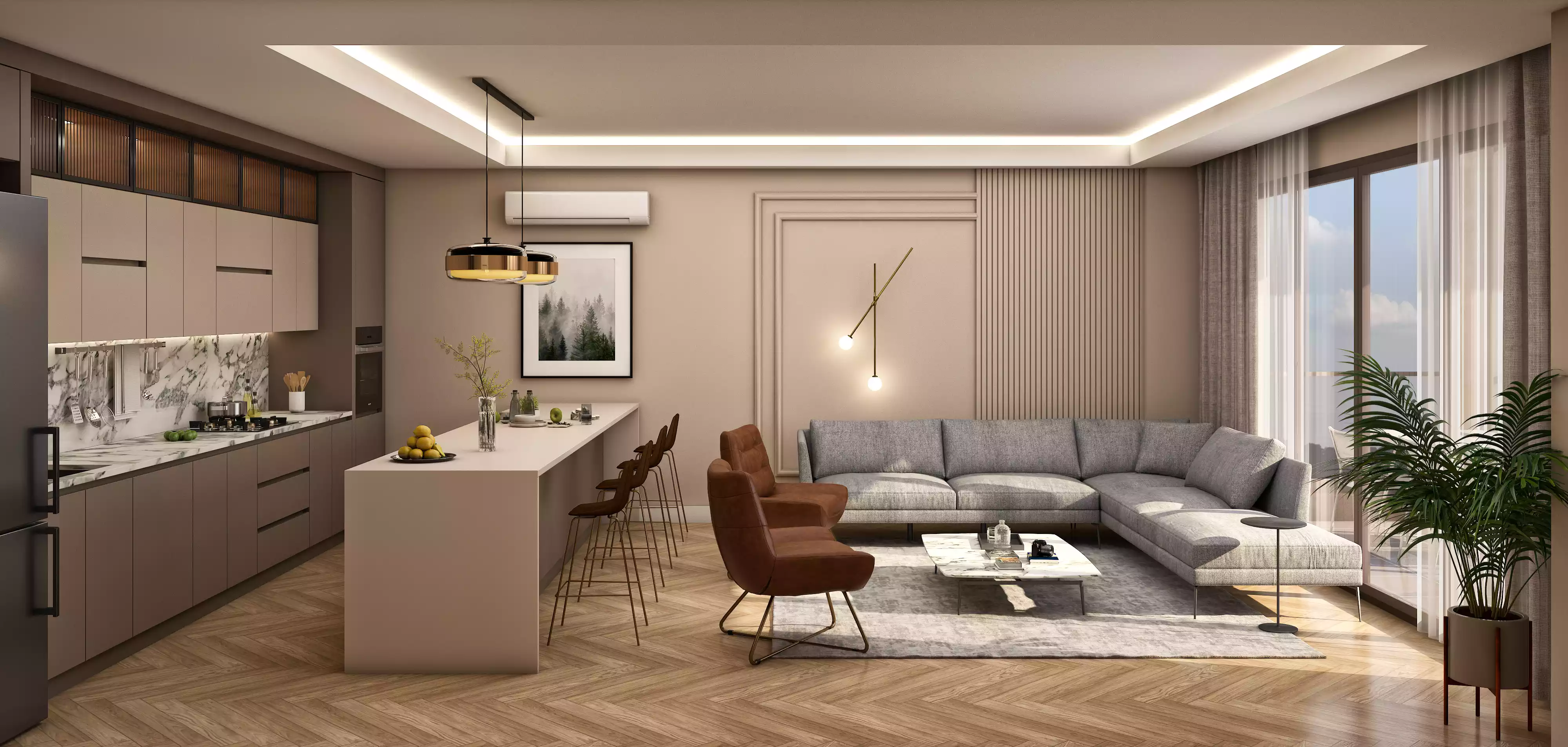 4+1 apartment in Eyupsultan