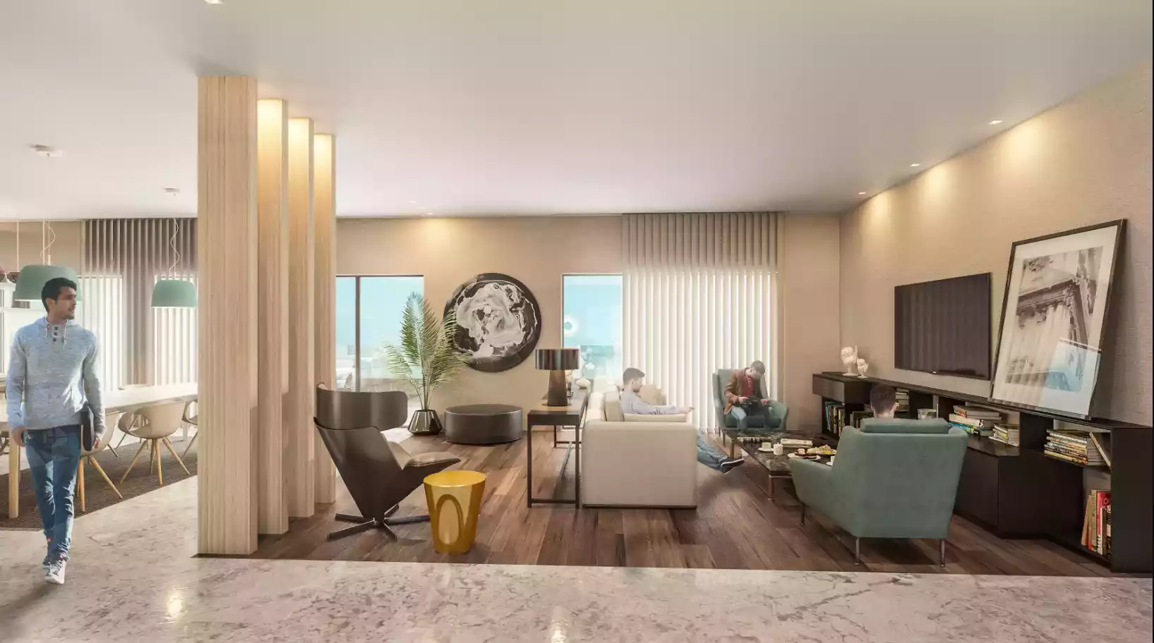 (type 1) 1+0 apartment in Avcilar