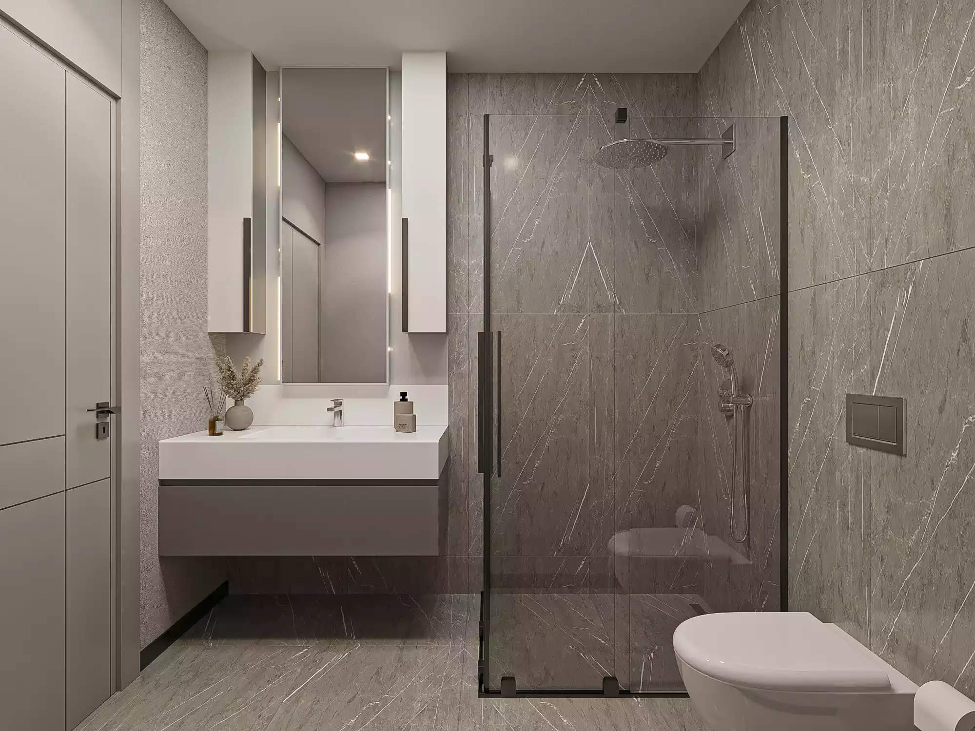 (type 1) 3+1 apartment in Basaksehir