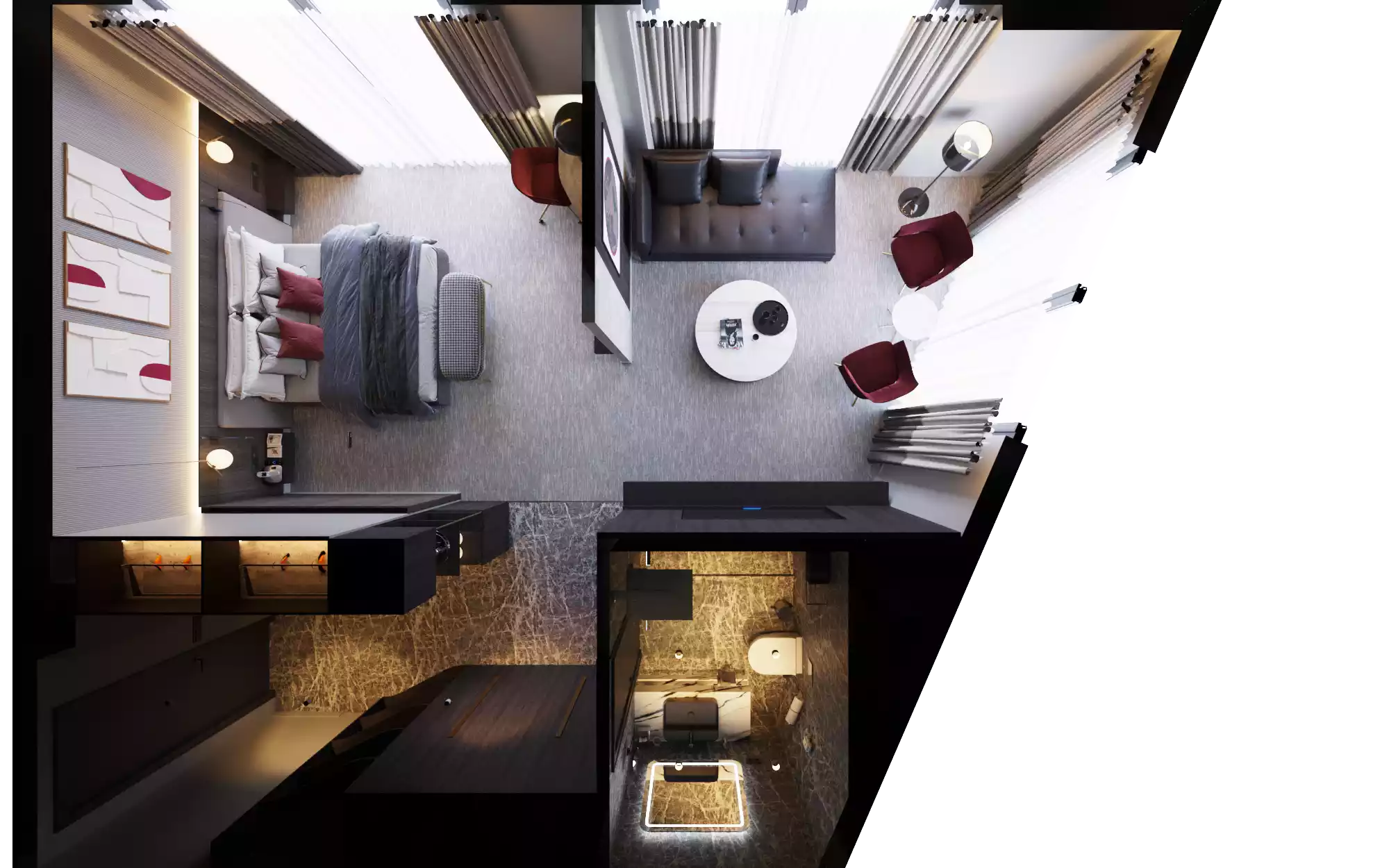 1+1 Apartment in pendik